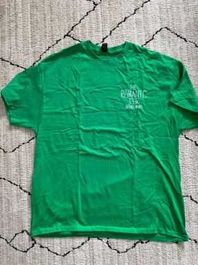 "The Romantic Tour" Green Graphic Tee